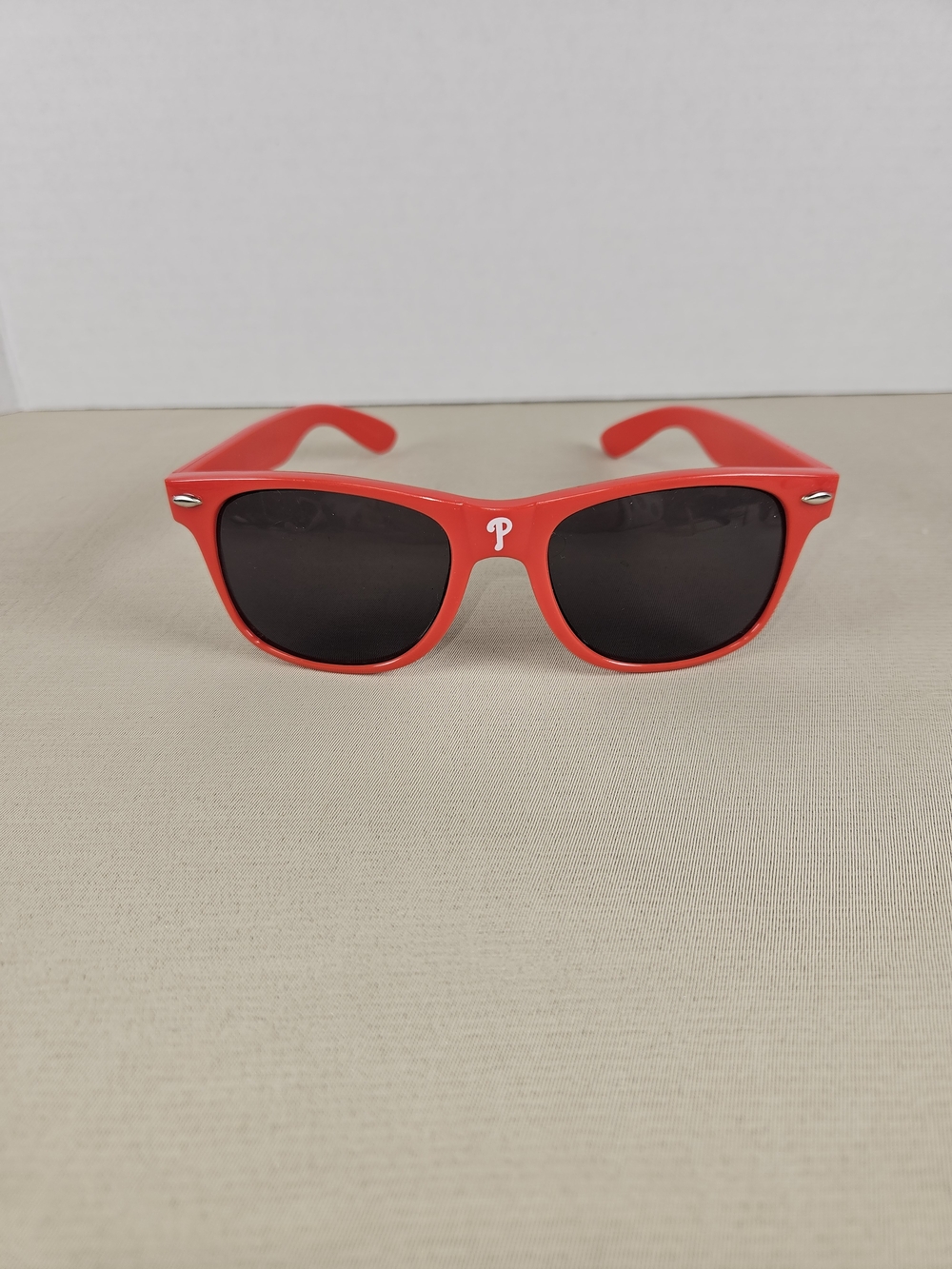 Phillies Red Citizens Park Sunglasses with White
